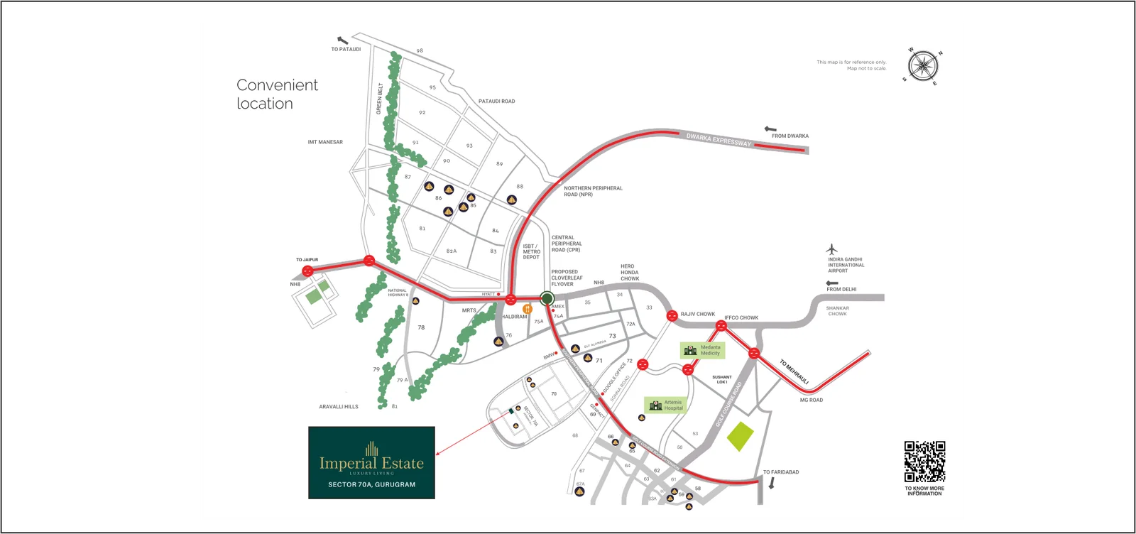 Pyramid-imperial-estate-sector-70a-gurgaon-location-map