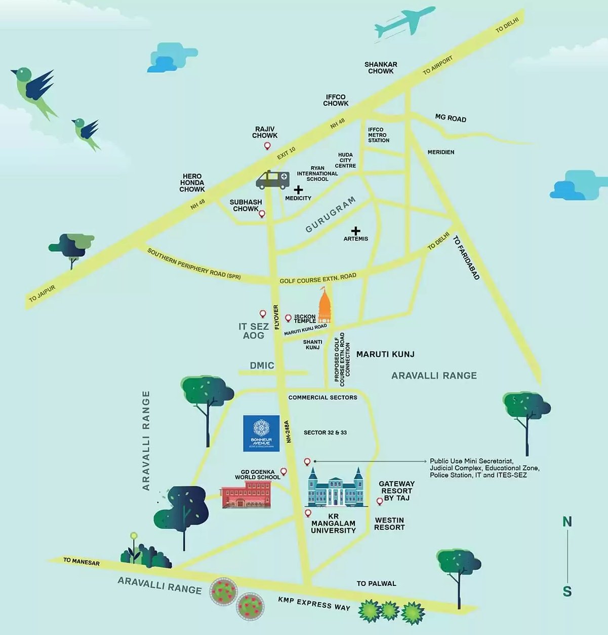 Homekraft-bonheur-avenue-location-map