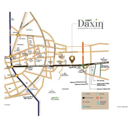 Signature-global-daxin-vistas-location-map
