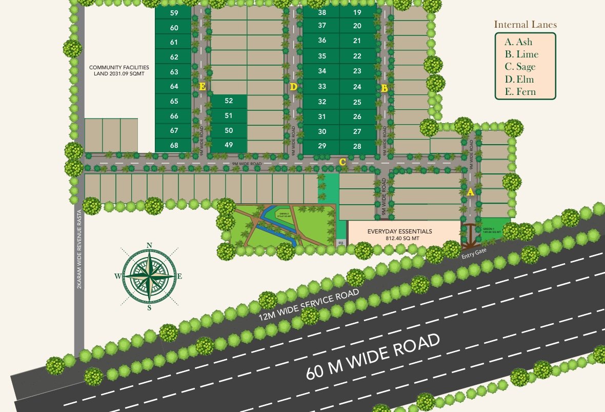 Grace-resilviaa-ddjay-affordable-floors-sector-78-gurgaon-site-plan