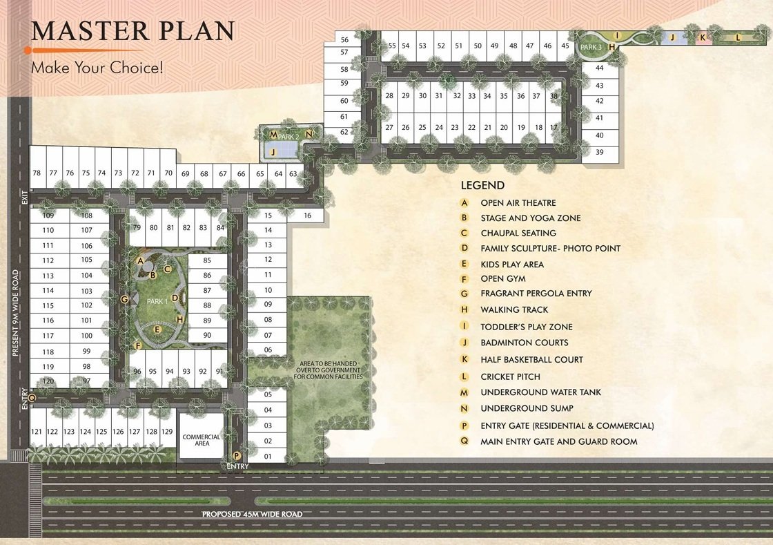 Shf-homes-plots-sector-3-farukhnagar-site-plan