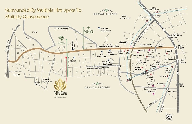 Lid Nivasa Location Map