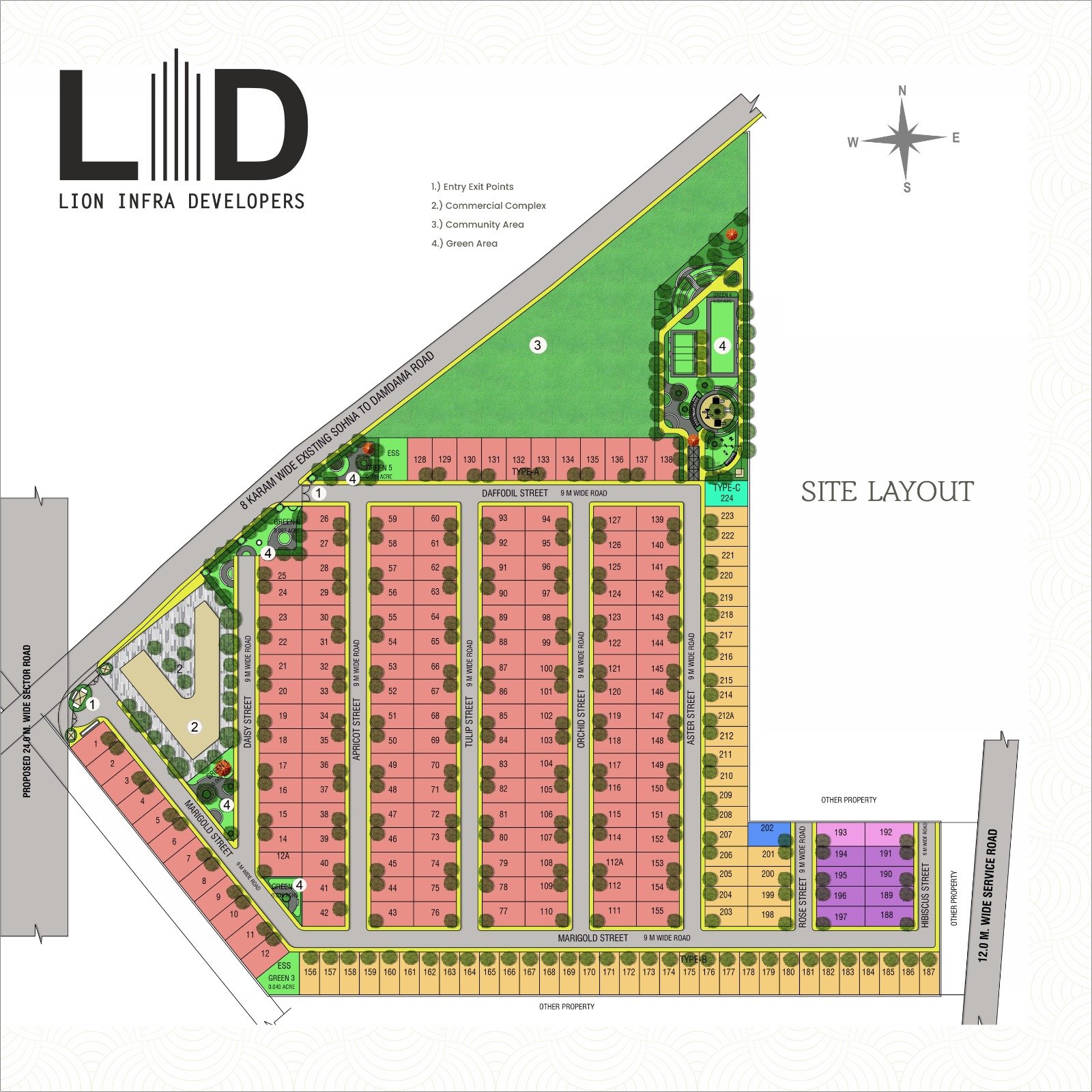 Lid Nivasa Site Plan