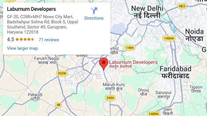 Laburnum-victory-floors-63a-sector-63a-gurgaon-location-map