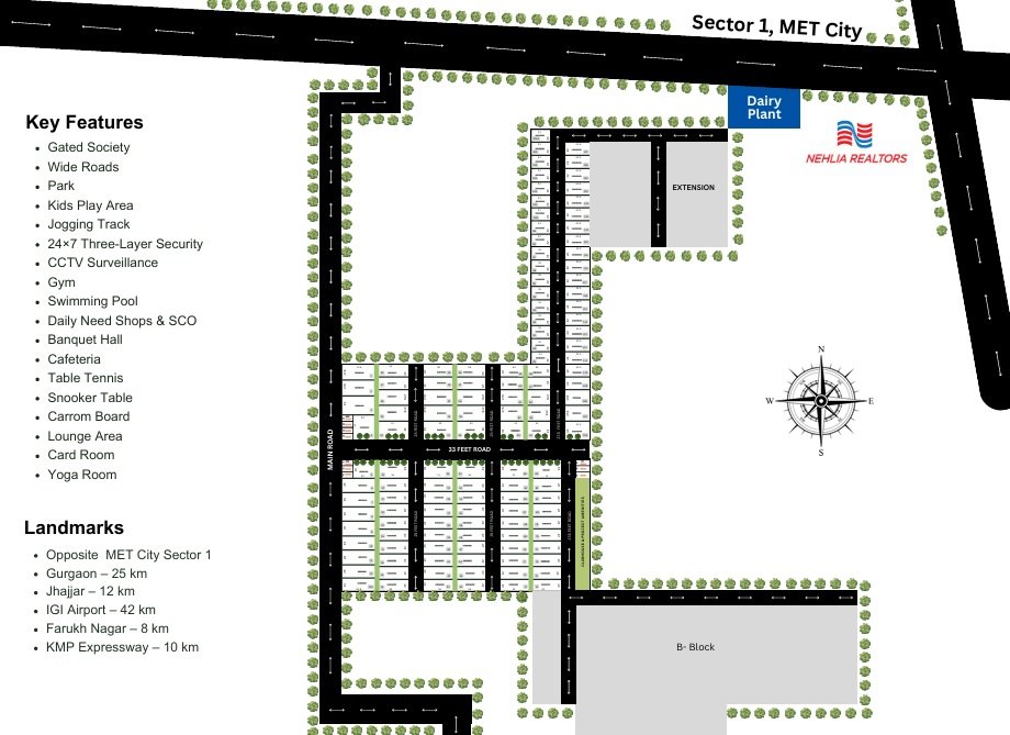 Maple-drive-sector-1-jhajjar-site-plan
