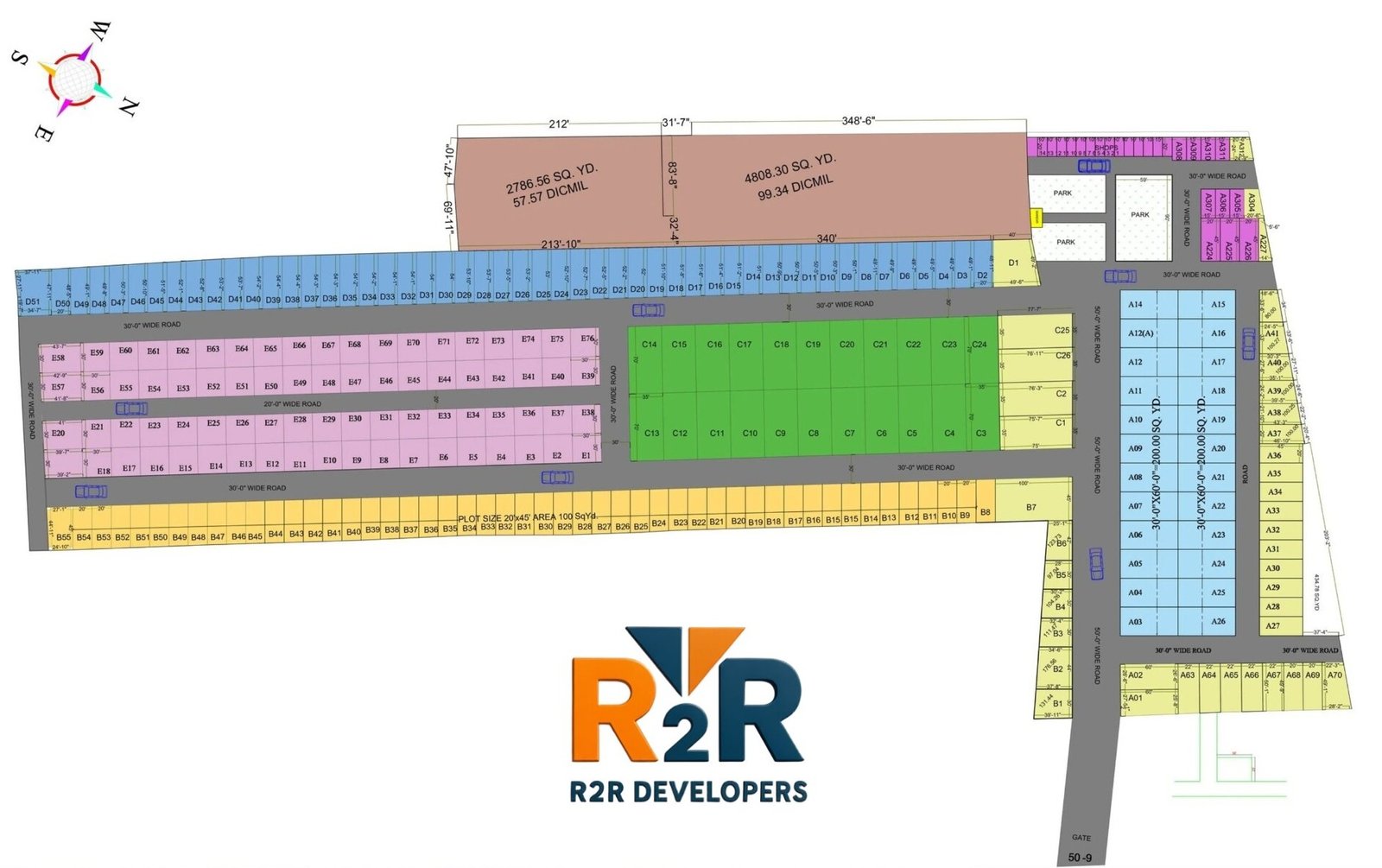 R2r-riddhi-enclave-chhata-barsana-road-mathura-site-plan
