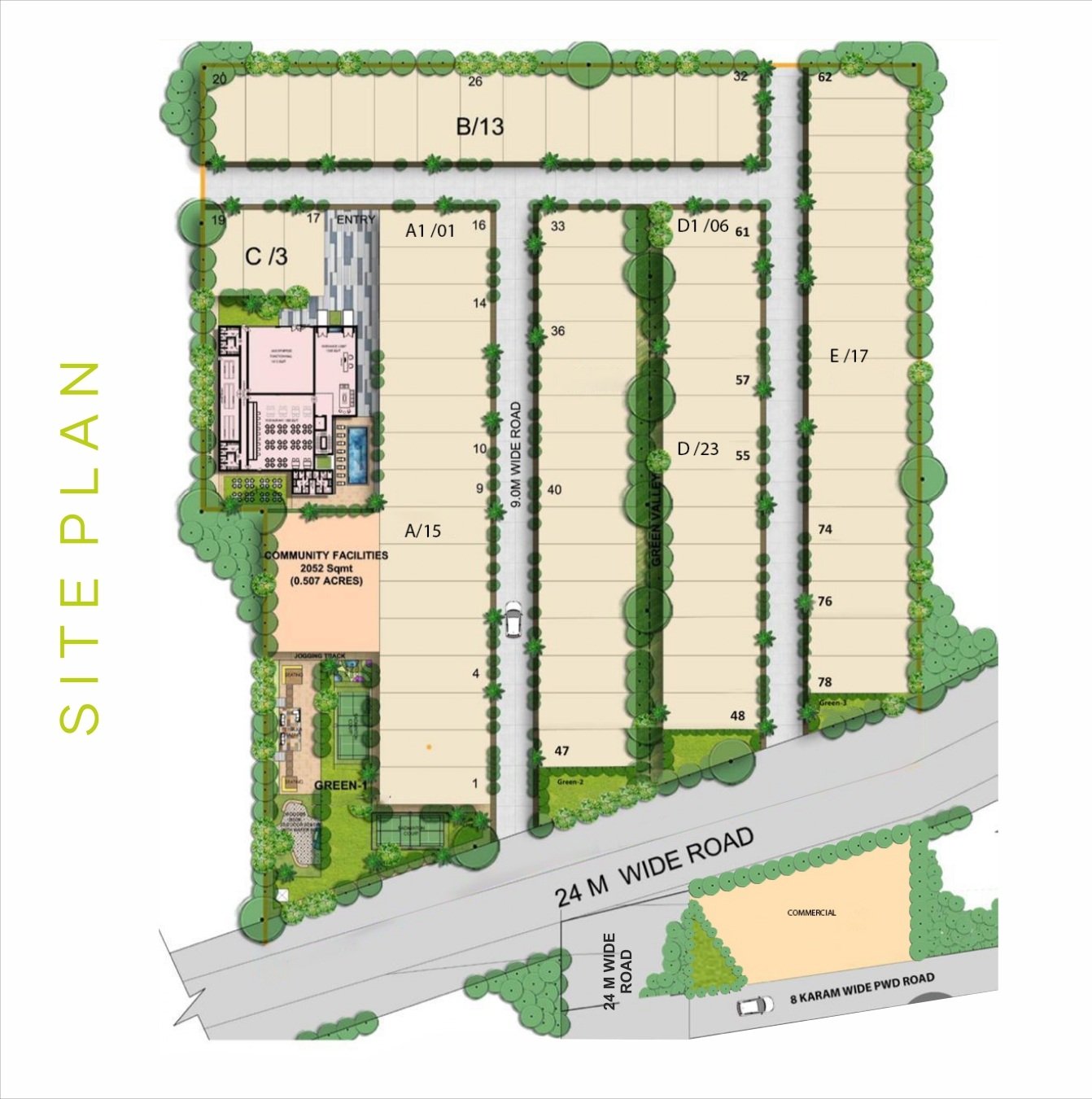 Aqva The Reserve Site Plan