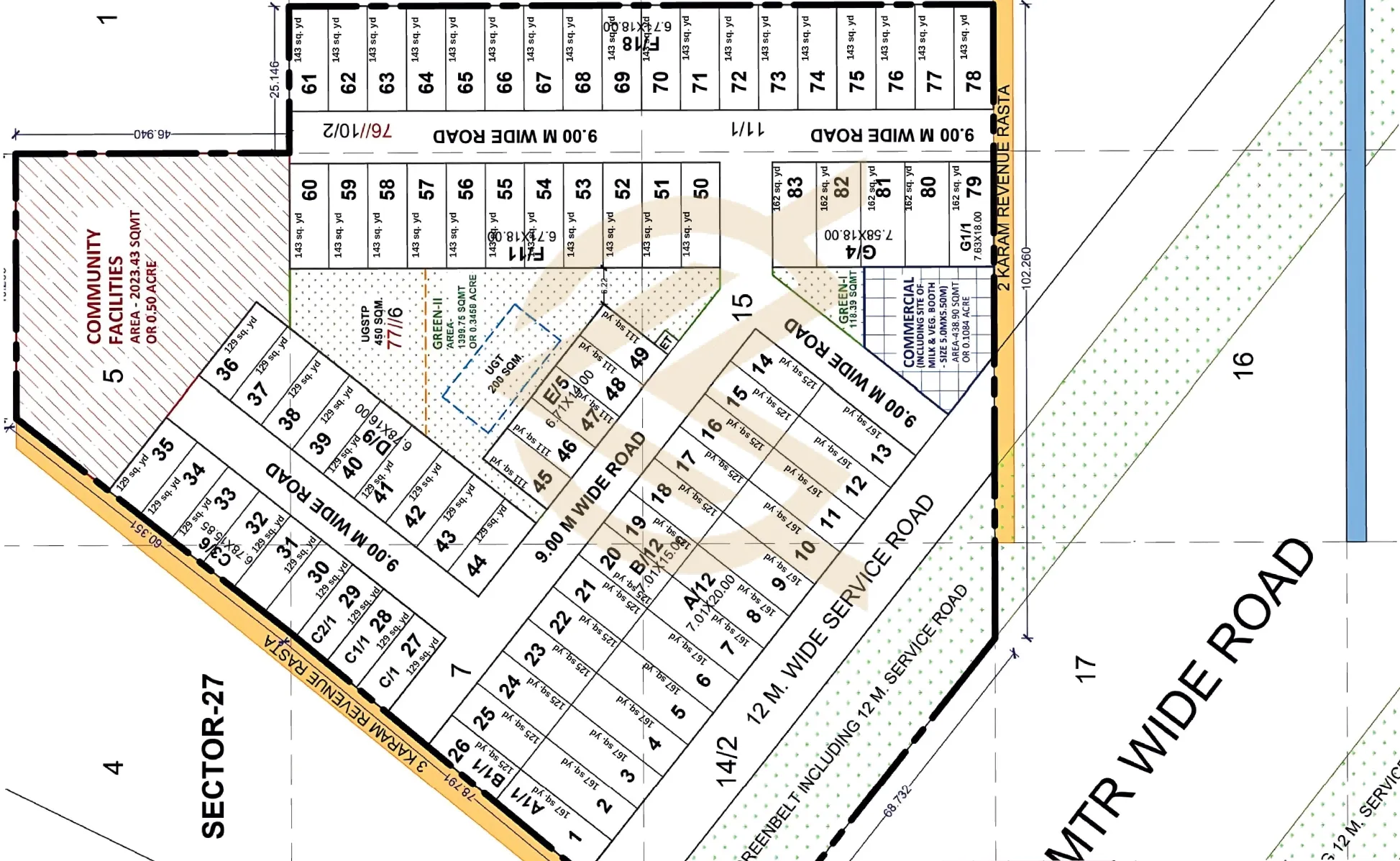 Empire-square-sector-27-jhajjar-site-plan