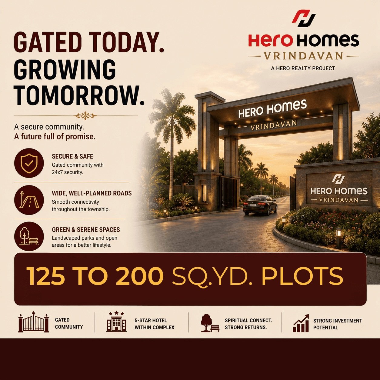 Hero Homes Plots Vrindavan Image 4