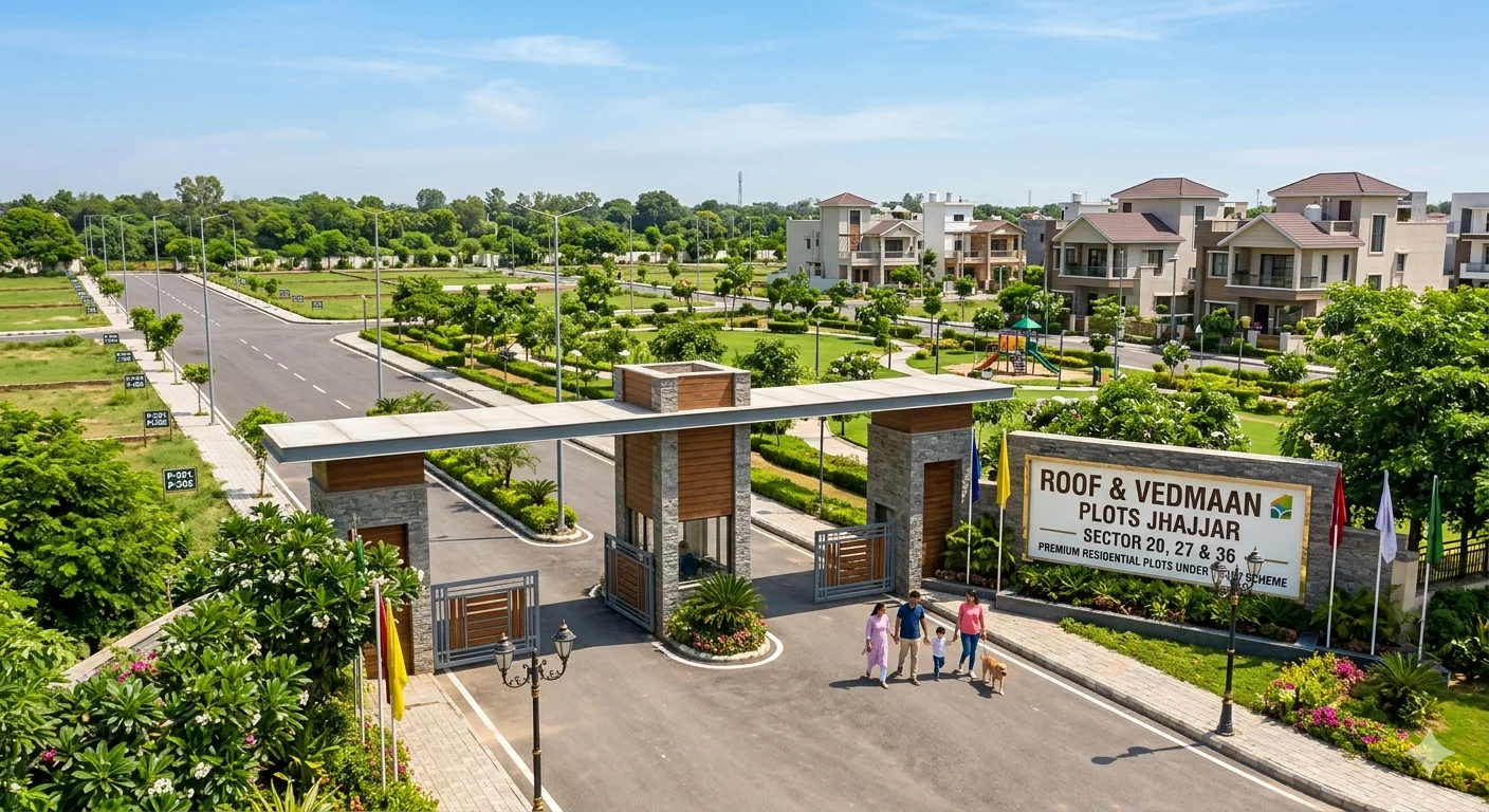 Roof Vedmaan Sector 27 Jhajjar Build Your Dream Home With Flexibility